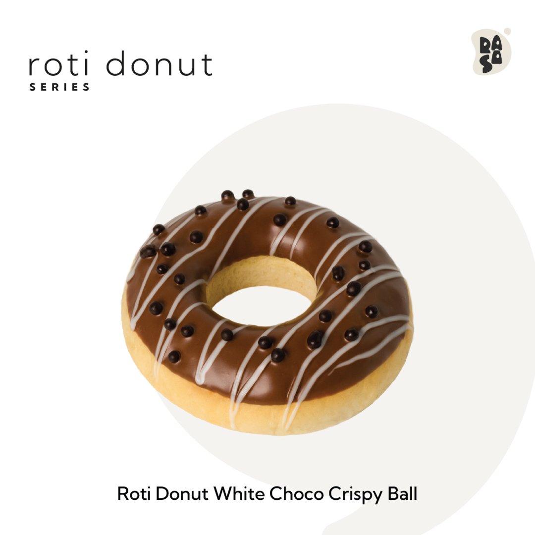 DONUT CRISPY BALL WHITE CHOCOLATE