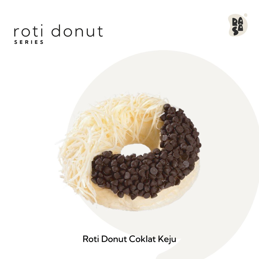 DONUT COKLAT KEJU